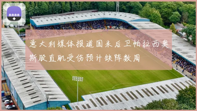 意大利媒体报道国米后卫帕拉西奥斯股直肌受伤预计缺阵数周